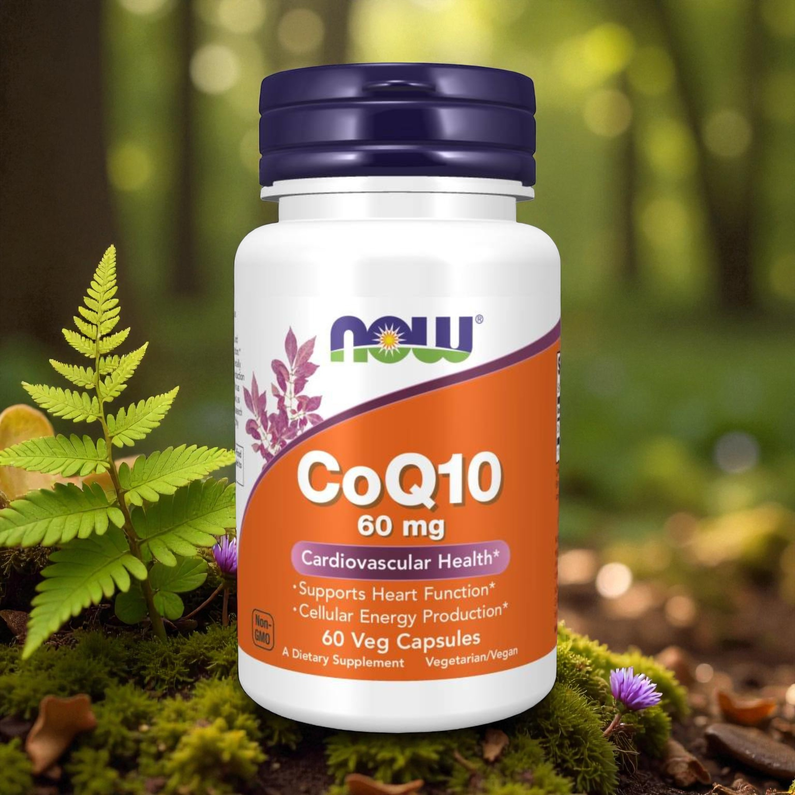 NOW - CoQ10 60mg - 60 rostlinných kapslí. pol_pl_NOW-CoQ10-60mg-60vcaps-43037_2