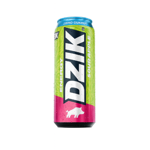 DZIK - Dzik Energy - 500ml - Kyselé Jablko