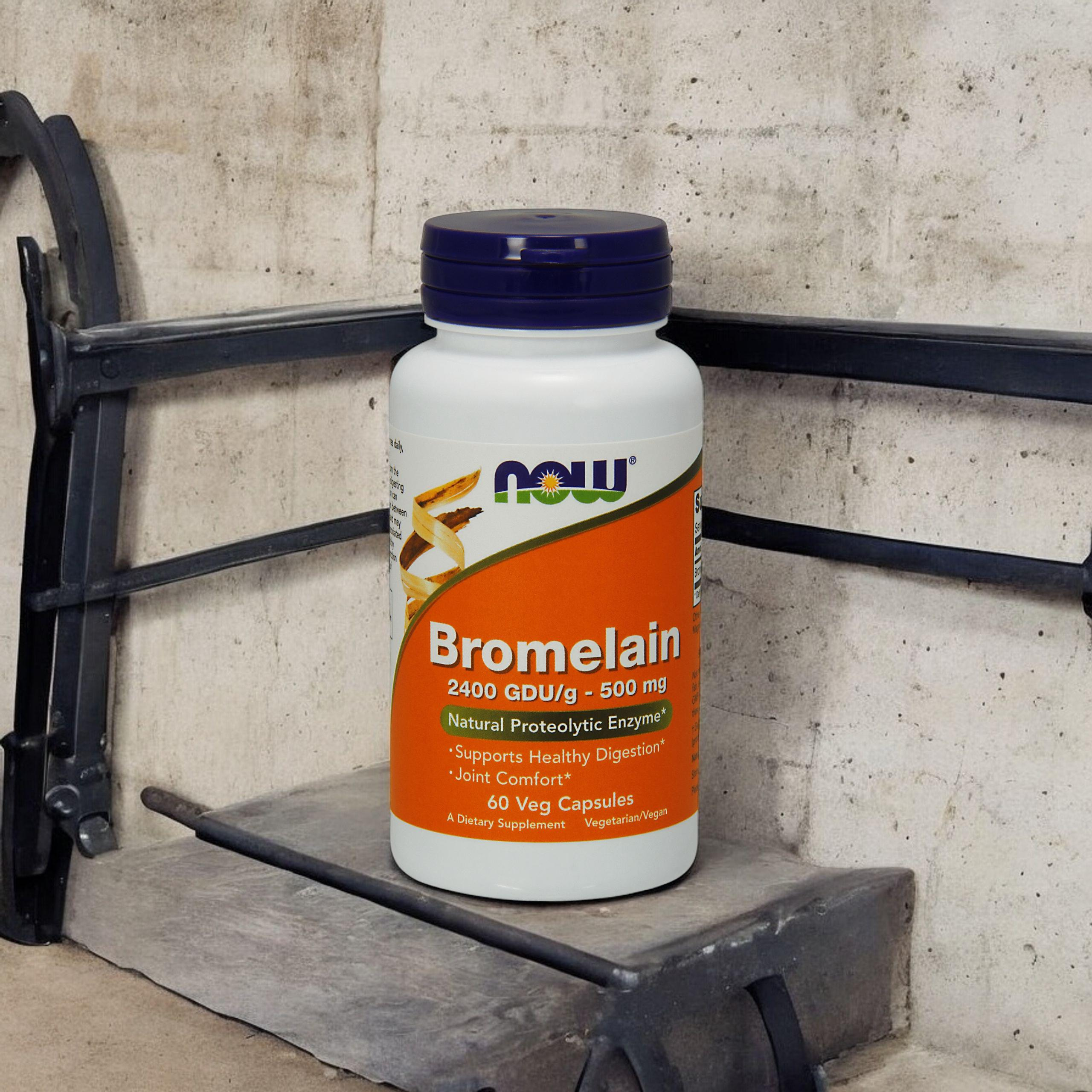 NOW Bromelain (Bromelina) - 60vcaps