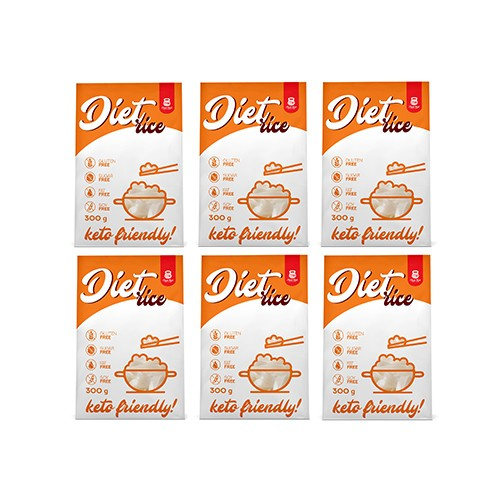 Cheat Meal Nutrition Diet Rice - 6x 400g (6x 300g netto) - Těstoviny Konjak
