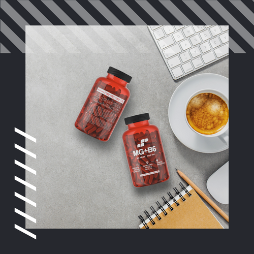 MP NUTRITION Mg + B6 - 90tabs - Hořčík + Vitamín B6