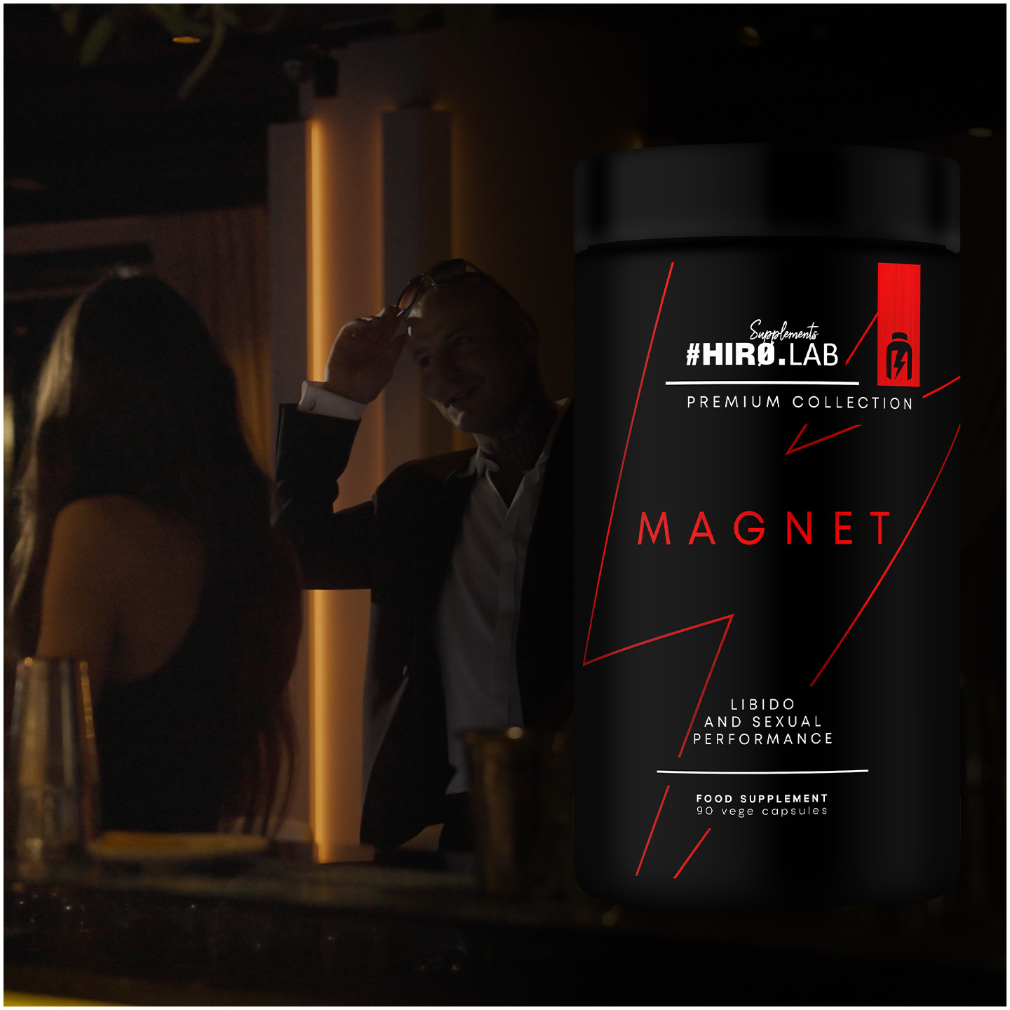 HIRO.LAB Prime Test - 120vcaps. + Magnet - 90vcaps.