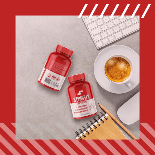 MP NUTRITION Vitamin B-Complex - 100vcaps - Komplex Vitamínů B