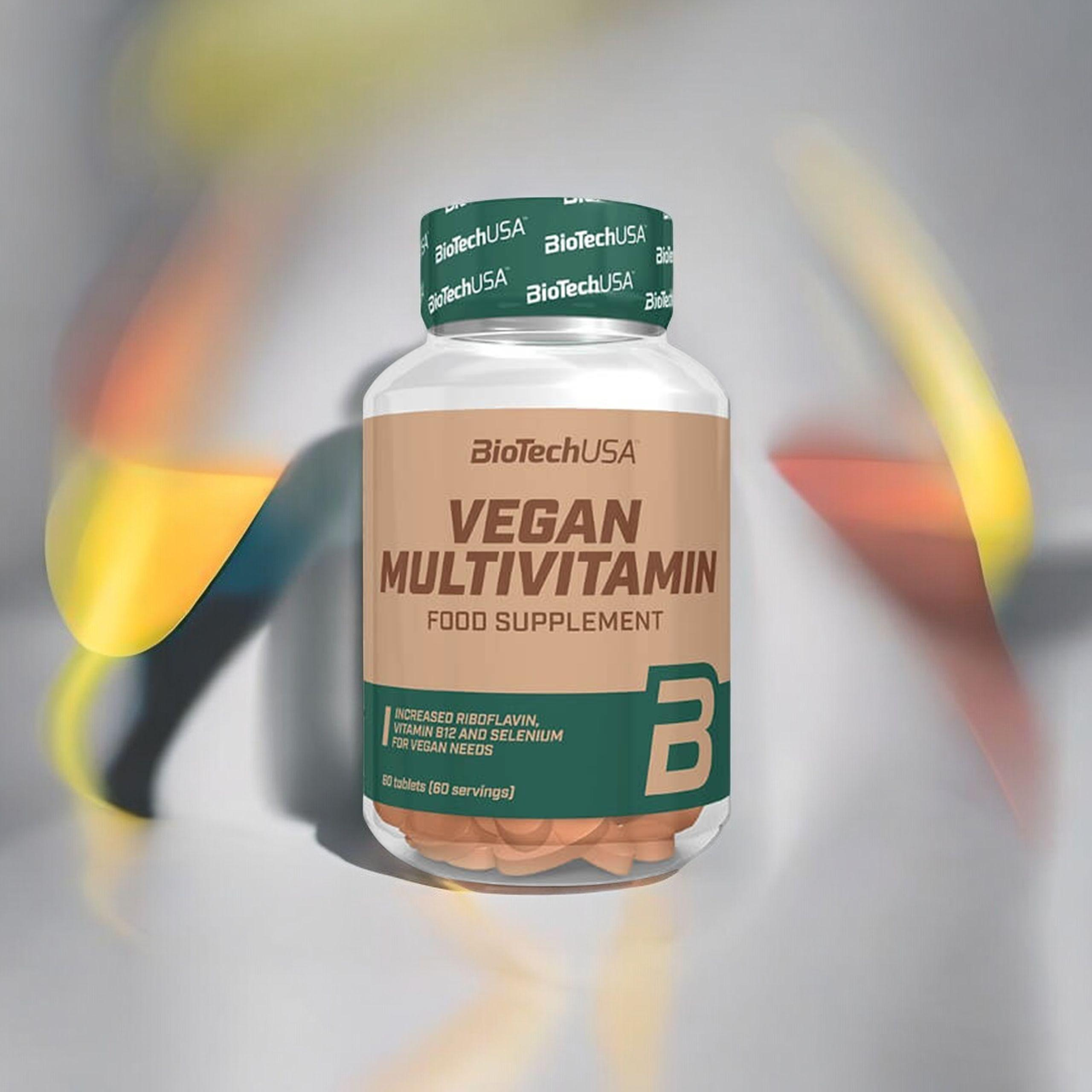 BioTech USA Vegan Multivitamin - 60tabs. - Multivitamín pro vegany