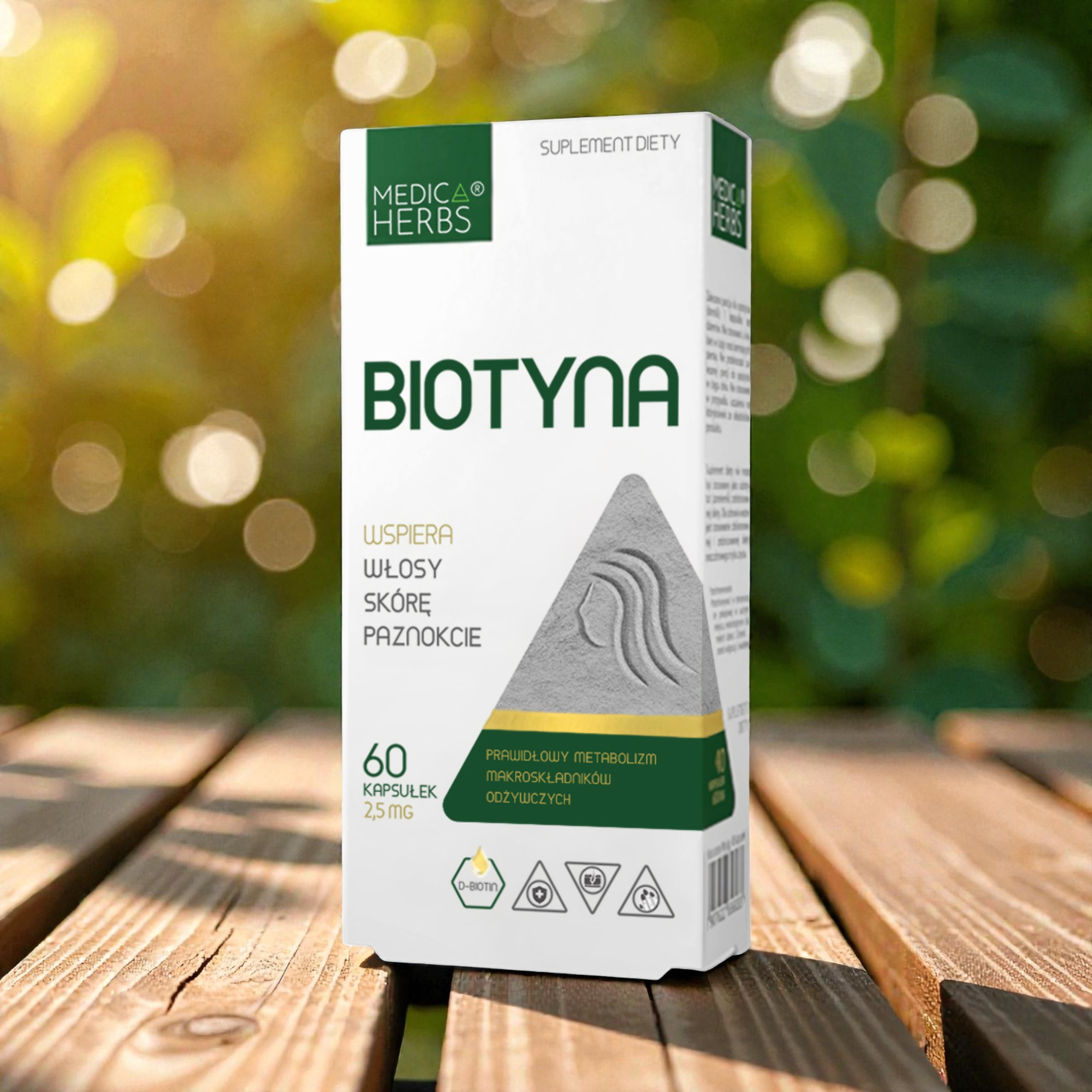 MEDICA HERBS - Biotin 2,5mg - 60tobolek