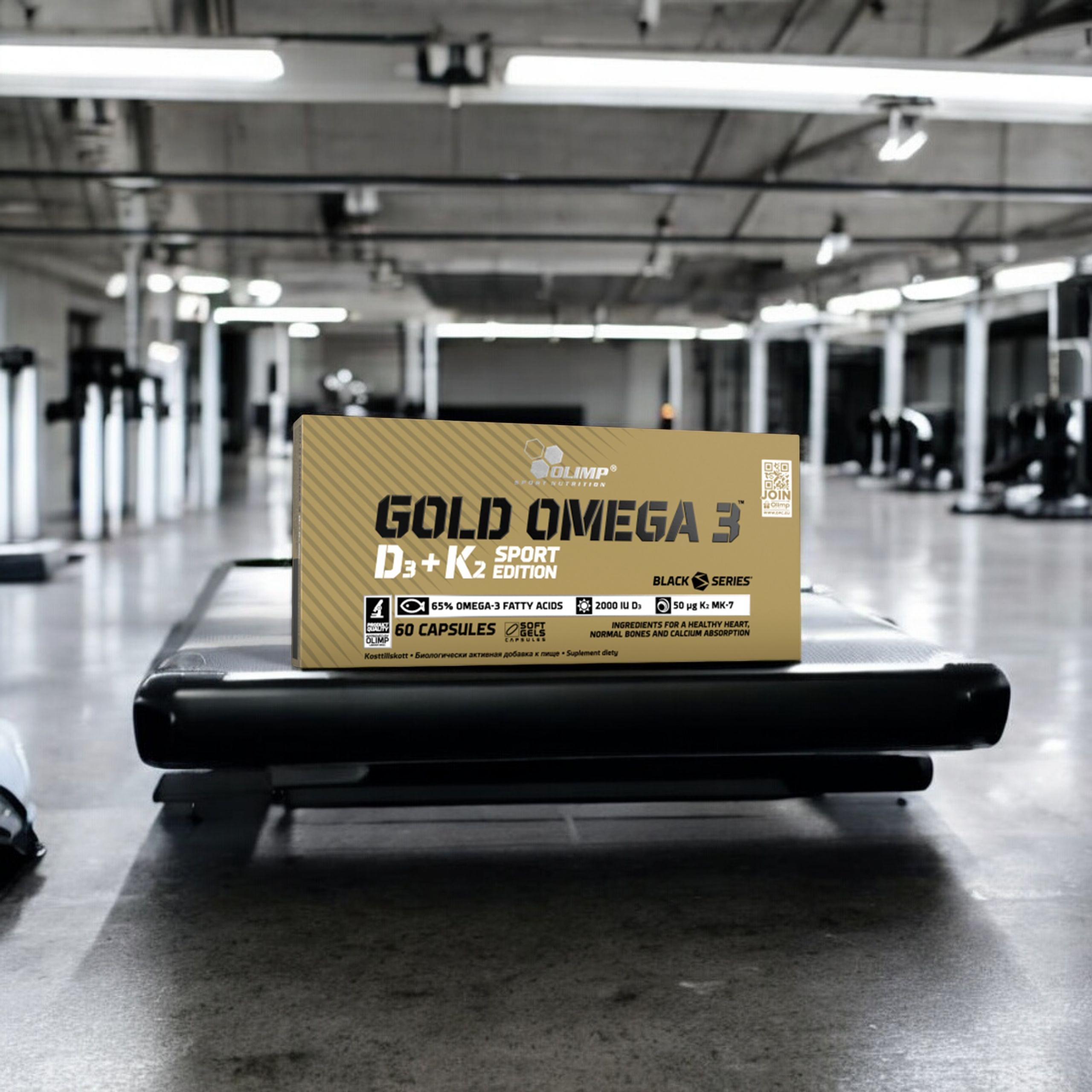 OLIMP Gold Omega 3 D3 + K2 Sport Edition - 60caps