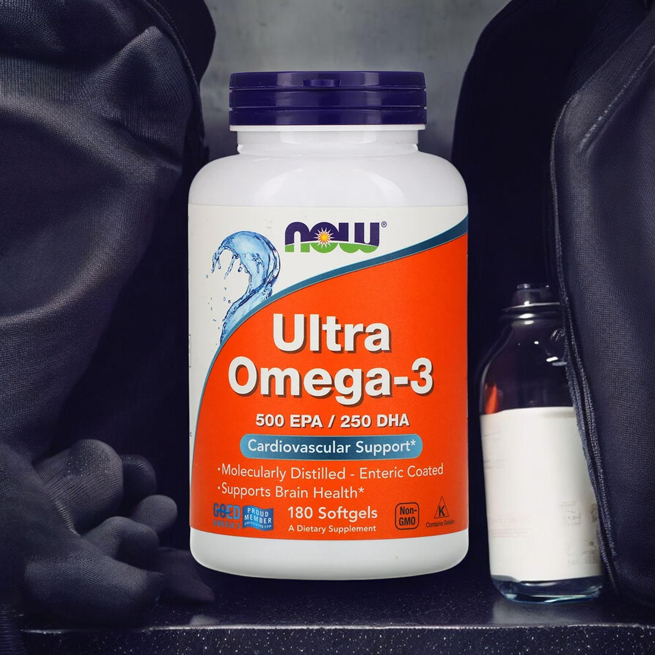 NOW Ultra Omega 3 - 500 EPA / 250 DHA - 180softgels