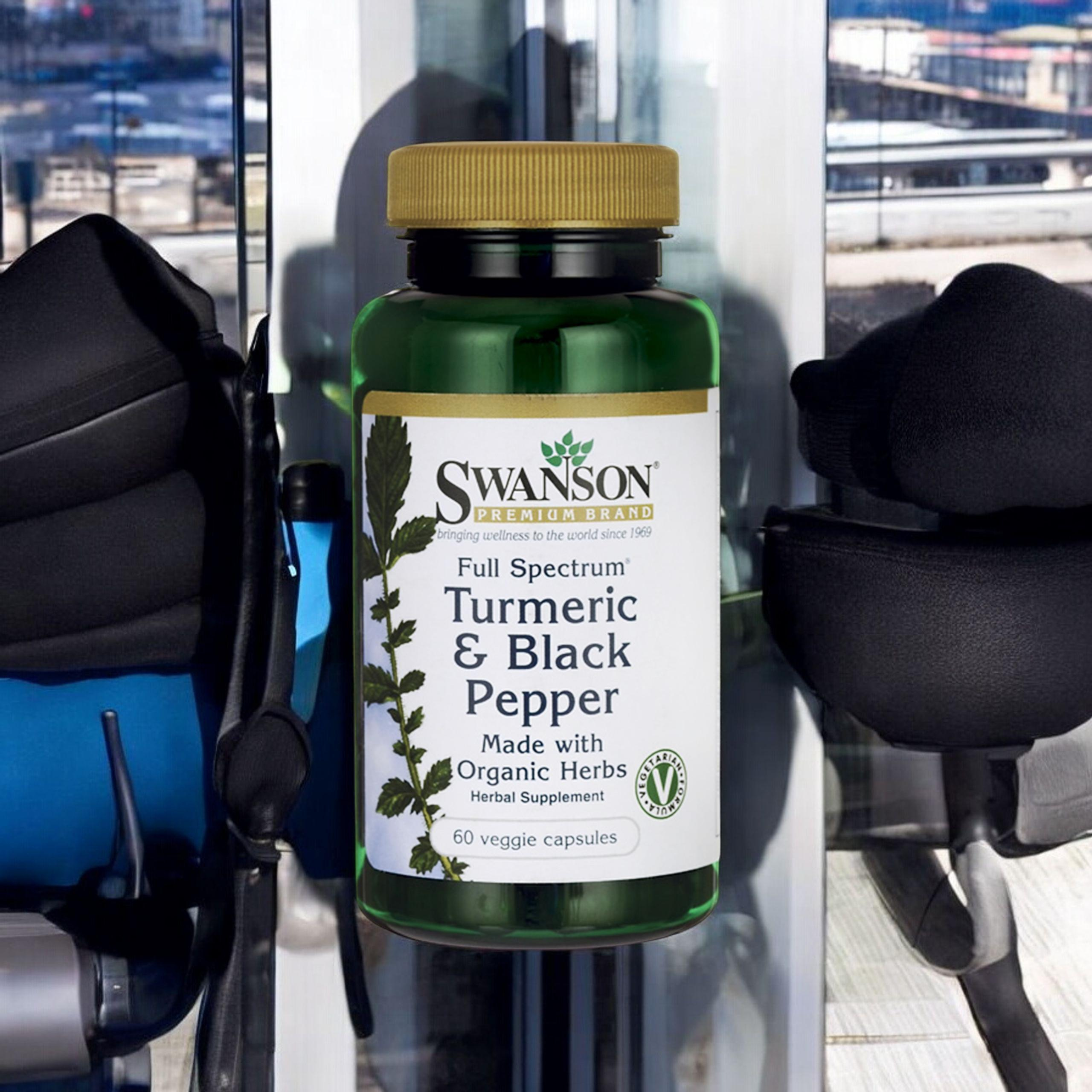 SWANSON Turmeric Black Pepper (Kurkuma s piperinem) - 60vcaps.