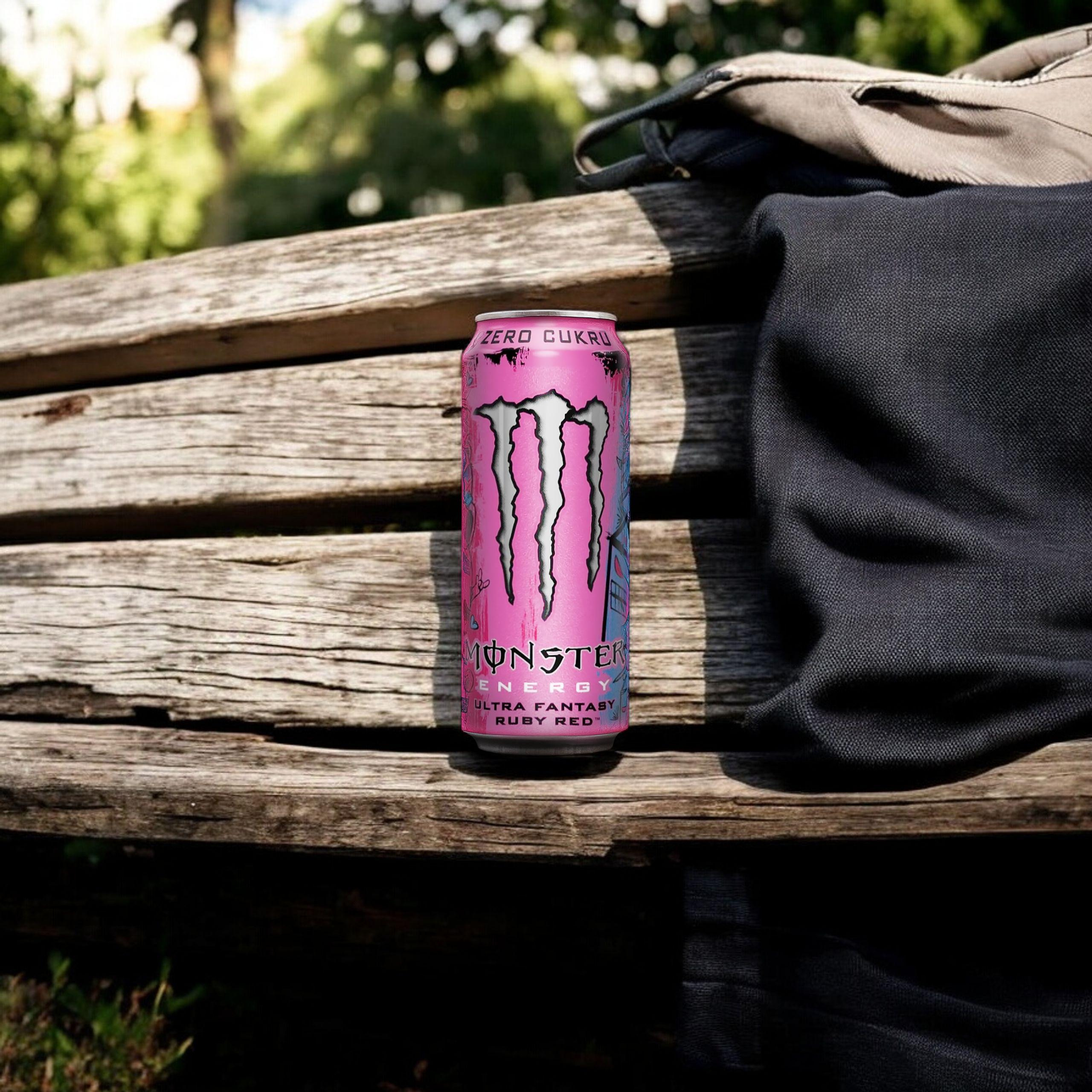 MONSTER - Monster Energy Ultra Fantasy - 500ml - Rubínově červená