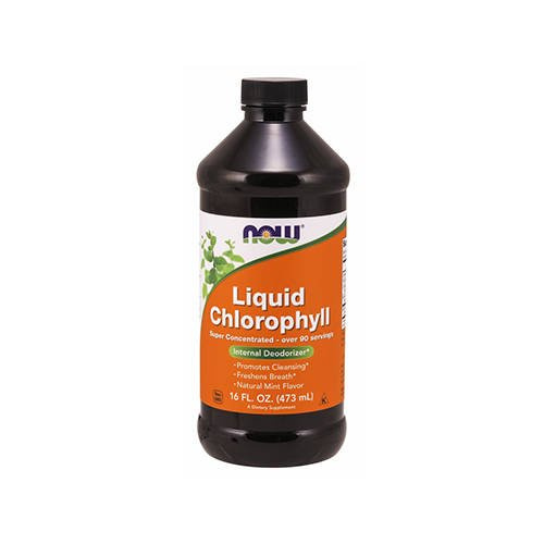 NOW Liquid Chlorophyll - 473ml - Chlorofyl v tekutině