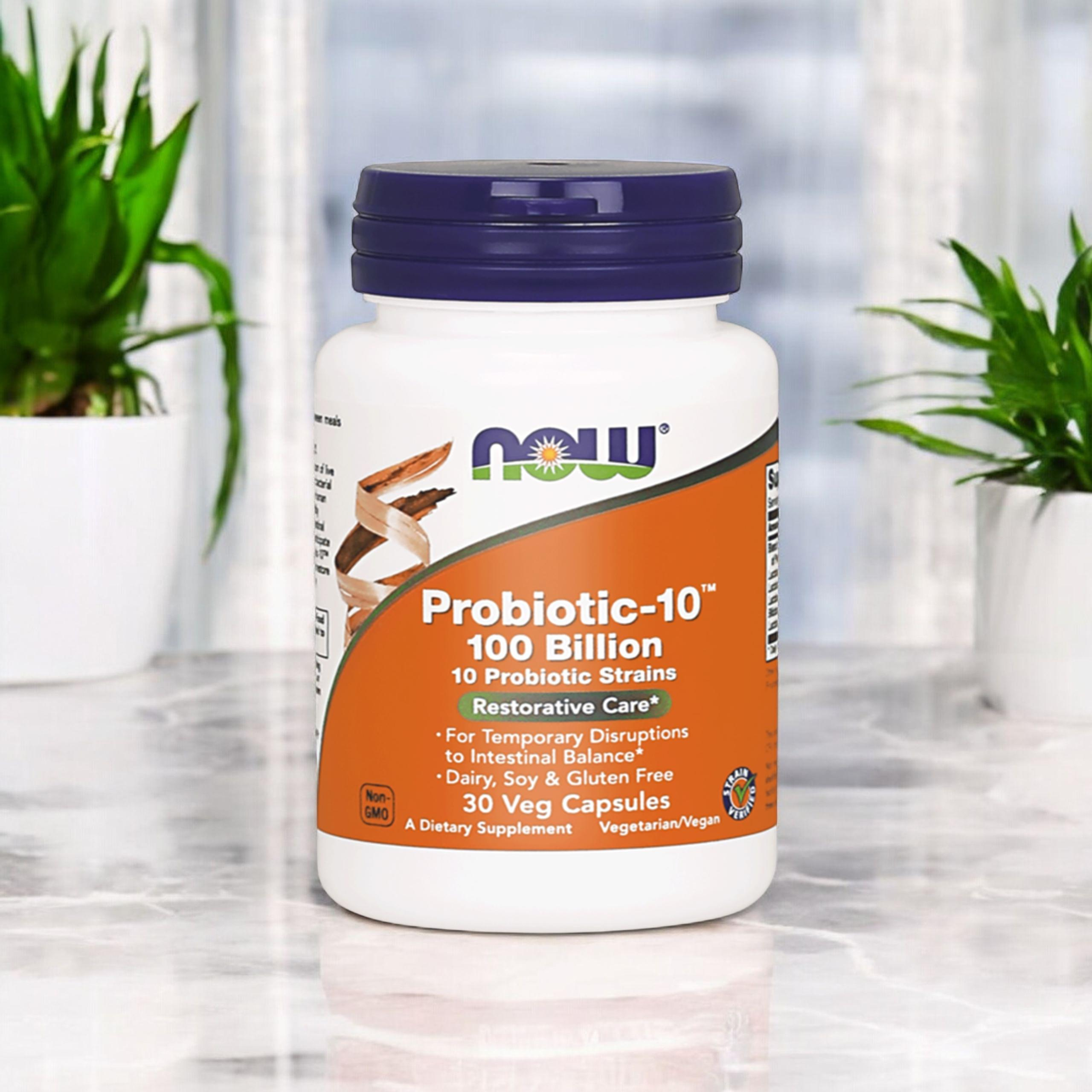 NOW Probiotic-10 100 Billion - 30 Veg Caps