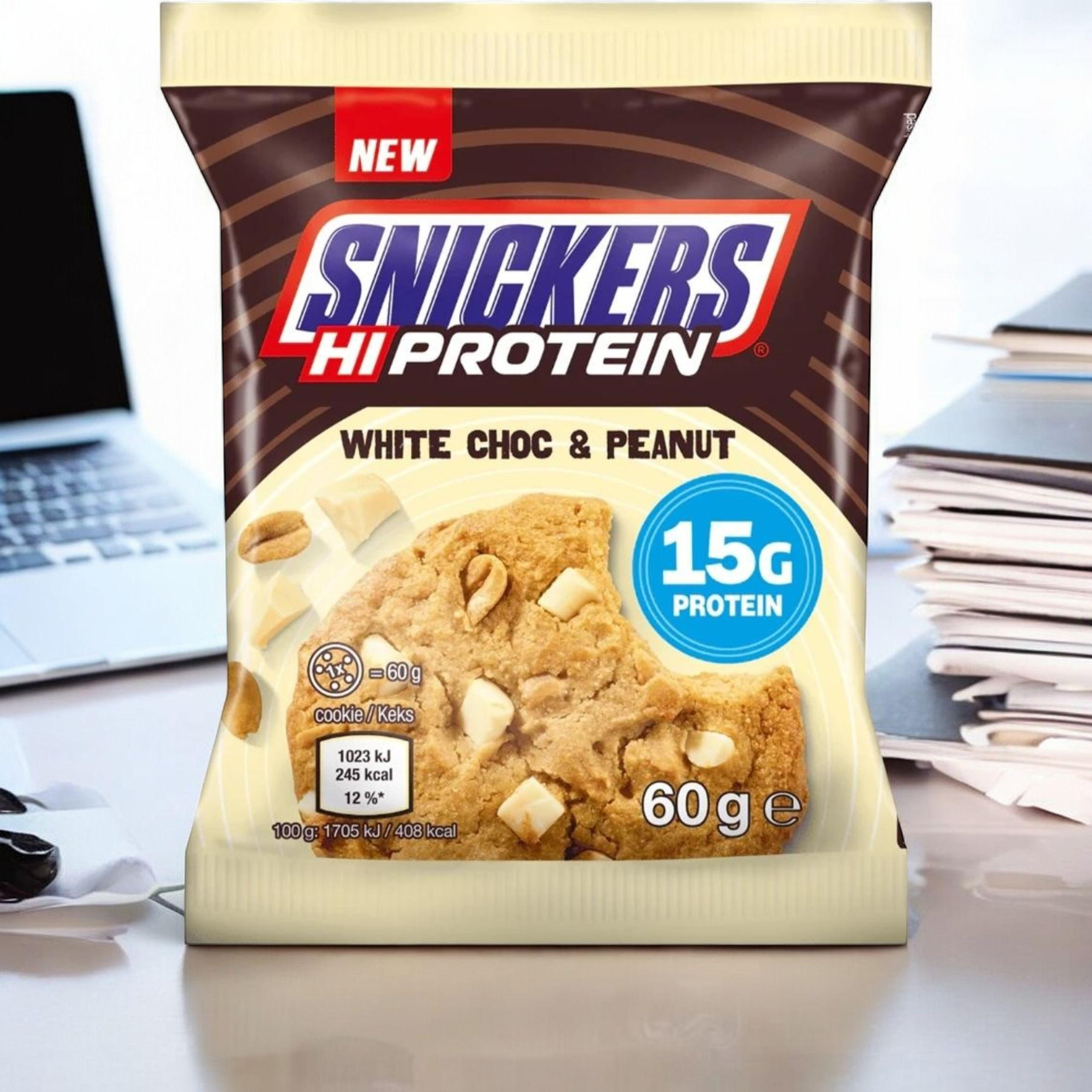 Mars – Sušenka High Protein – 12×60 g – Bílá Čokoláda a Arašídy