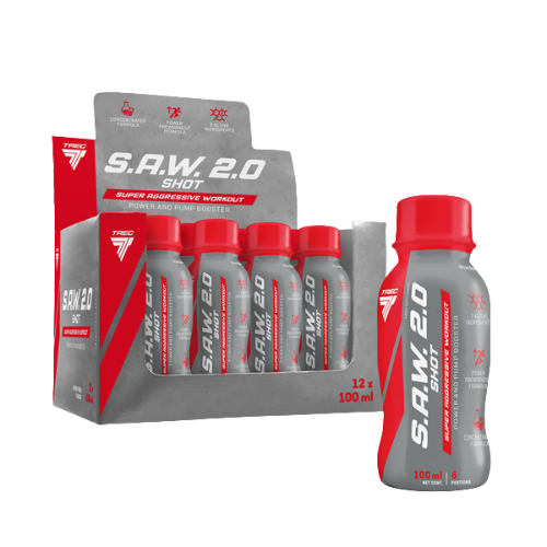 TREC - S.A.W. 2.0 Shot - 12x 100ml - Třešeň Hruška