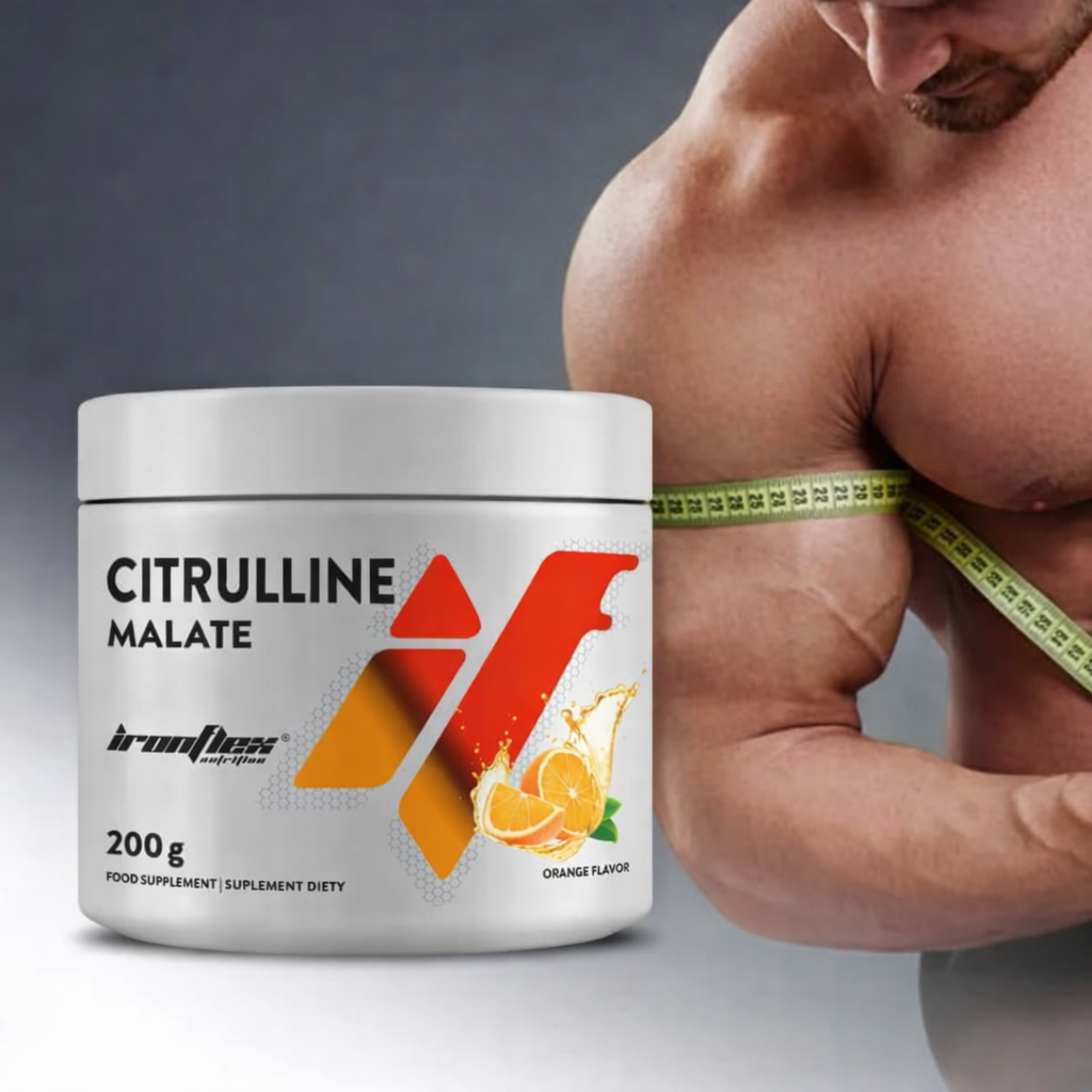 IRONFLEX - Citrulline - 200g - Pomeranč