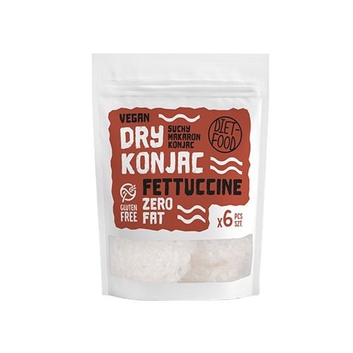 DIET FOOD - Dry Konjac Fettuccine - 150g (6 pcs) - VÝPRODEJ - 16-02