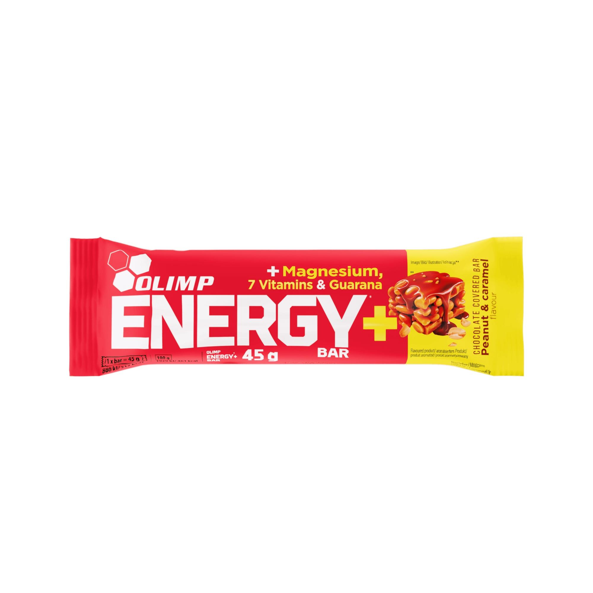 OLIMP - Energy+ tyčinka - 20x 45g - Arašídový karamel