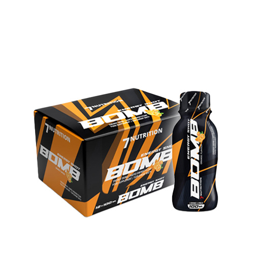 7 NUTRITION - Bomb Shot - 12x 100ml - Pomeranč 