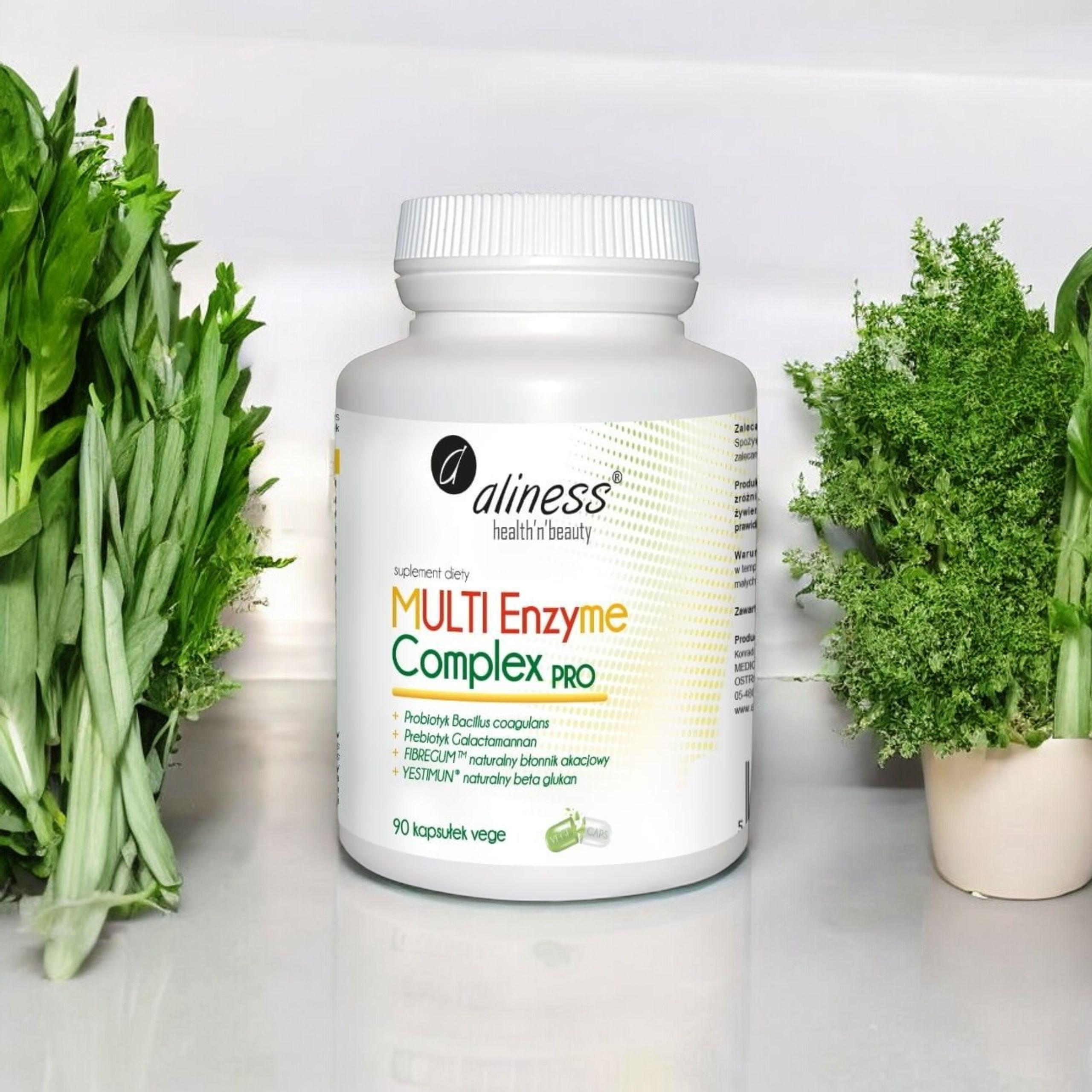 ALINESS - Multi Enzymatický komplex Pro X - 90 rostlinných kapslí.