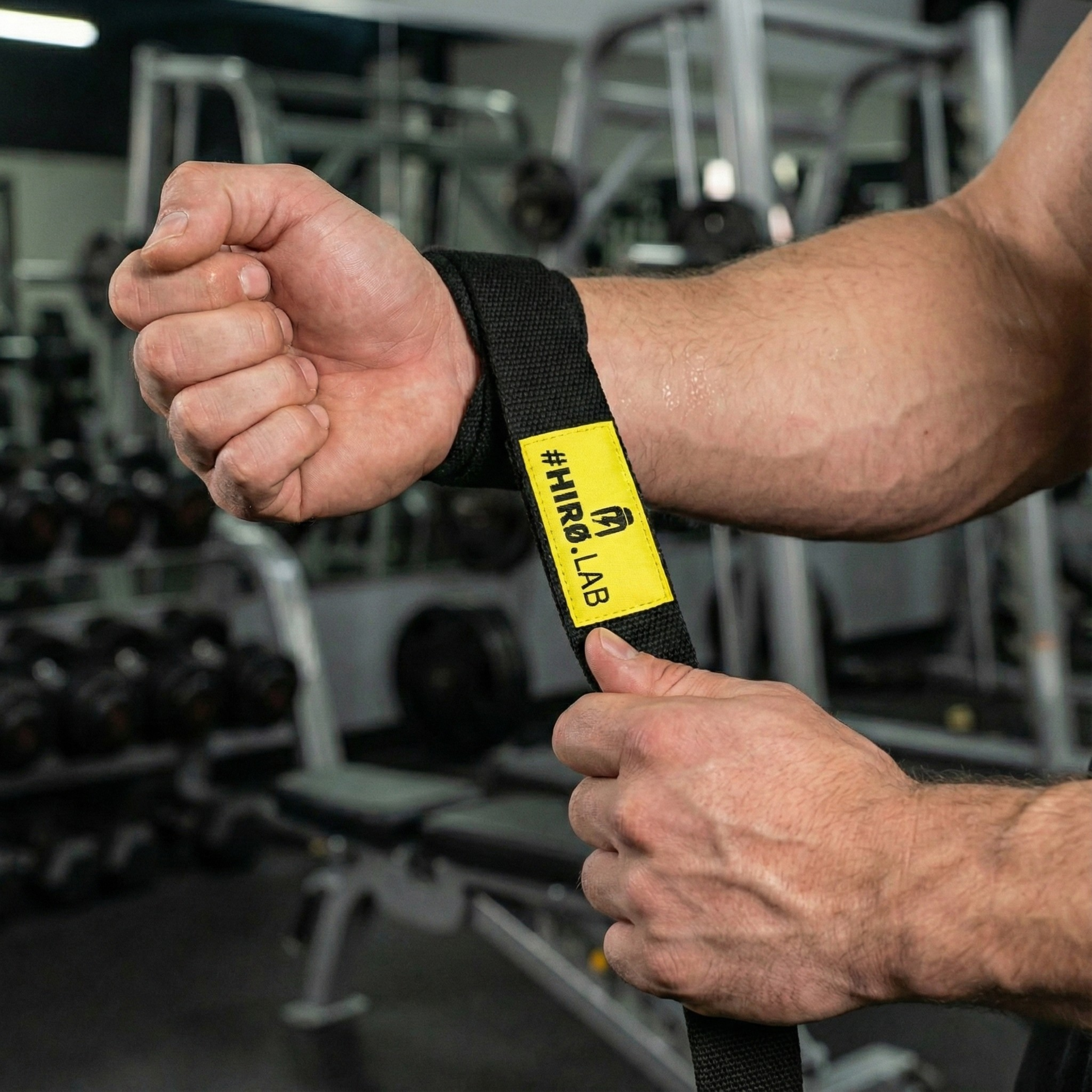 HIRO.LAB Cotton Straps - Pásy pro zvedání činek