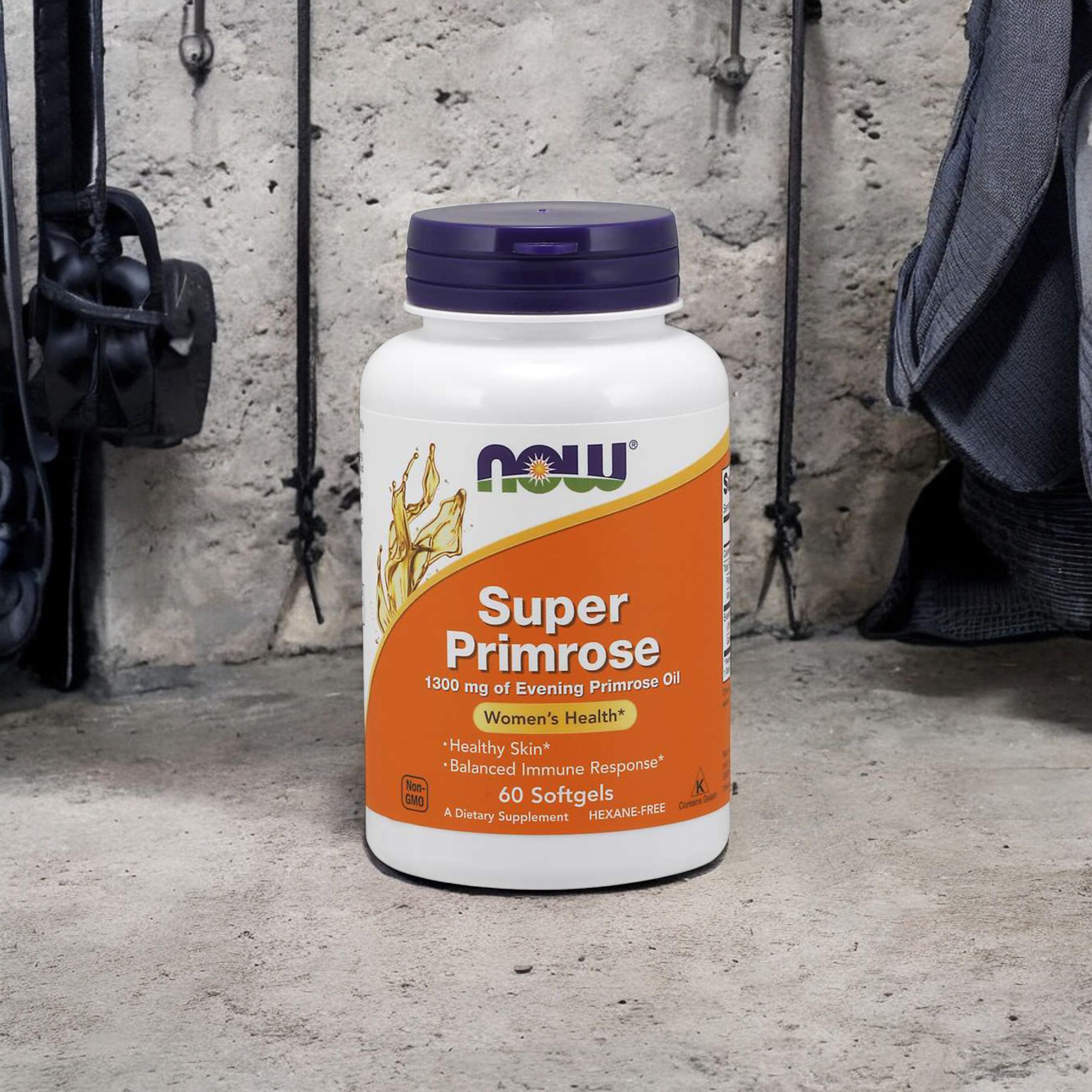 NOW Super Primrose - 60softgels. - Olej z Pupalky Dvouleté