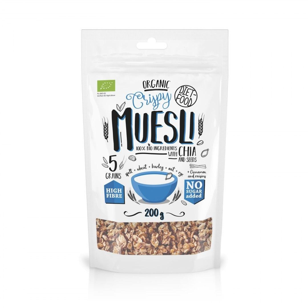 DIET FOOD - Křupavé Müsli s Chia - 200g