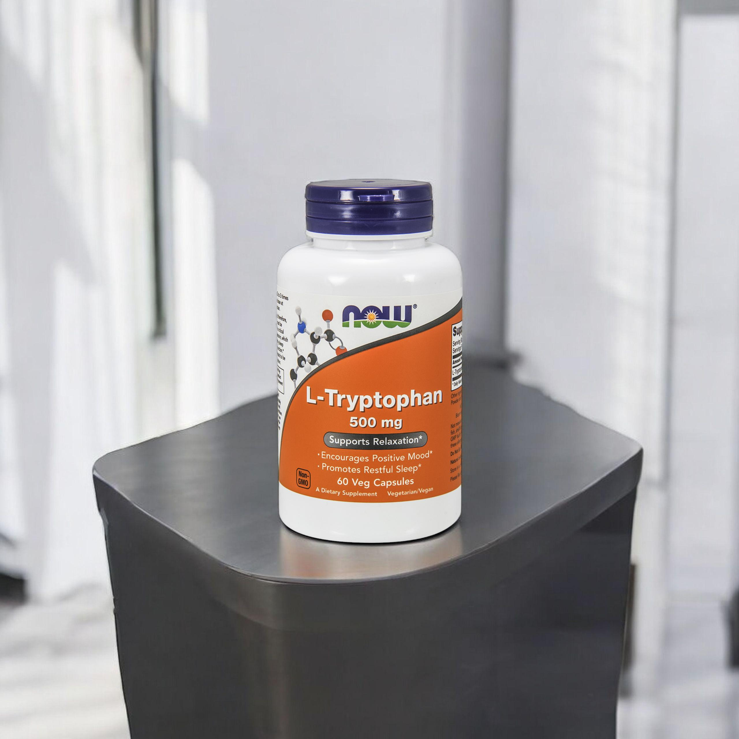 NOW L-Tryptophan 500mg - 60vegcaps