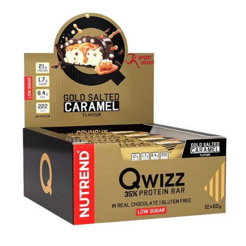 NUTREND - Tyčinka QWIZZ Protein Bar - 24x 60g 
