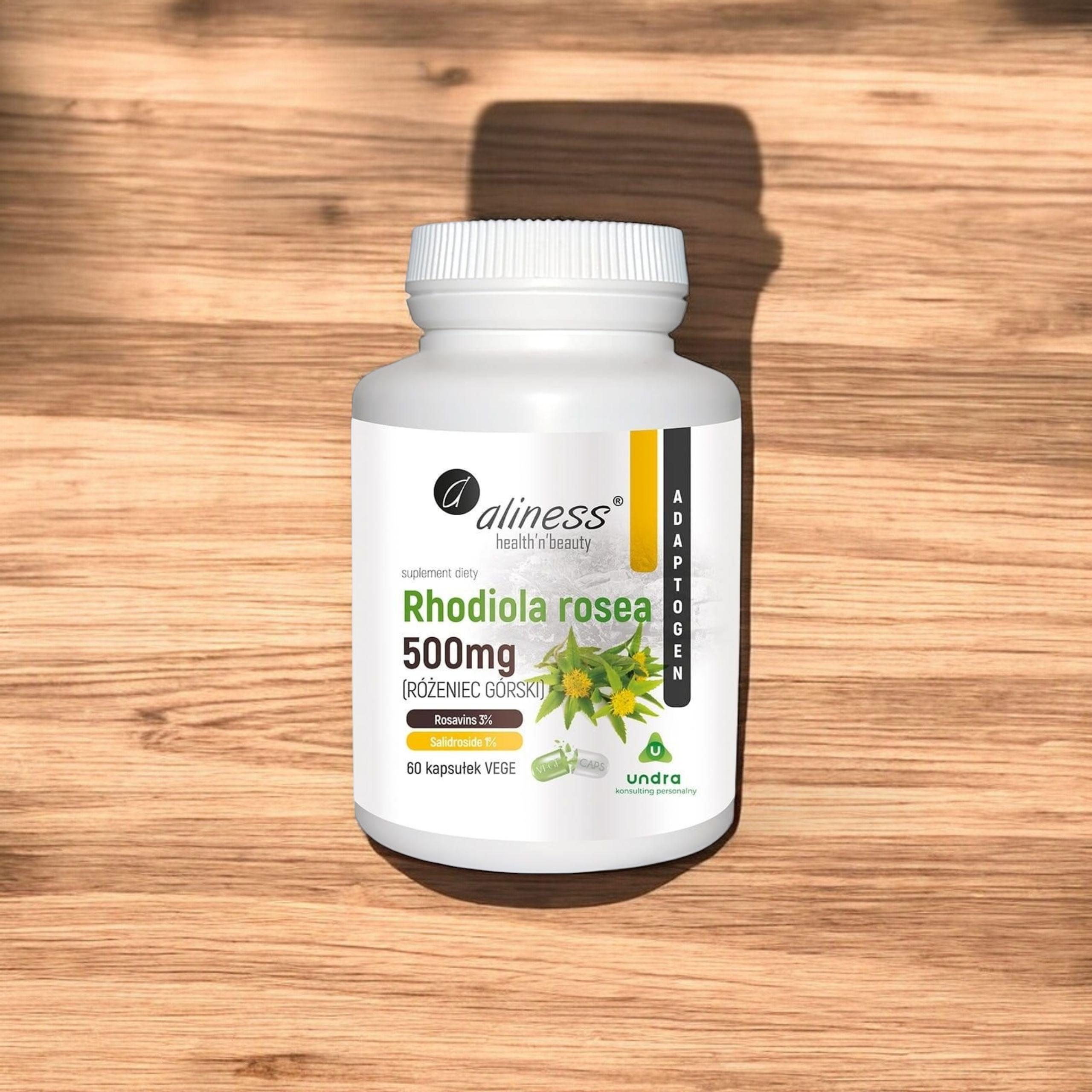 ALINESS - Rhodiola Rosea 500mg - 60veg.kaps.