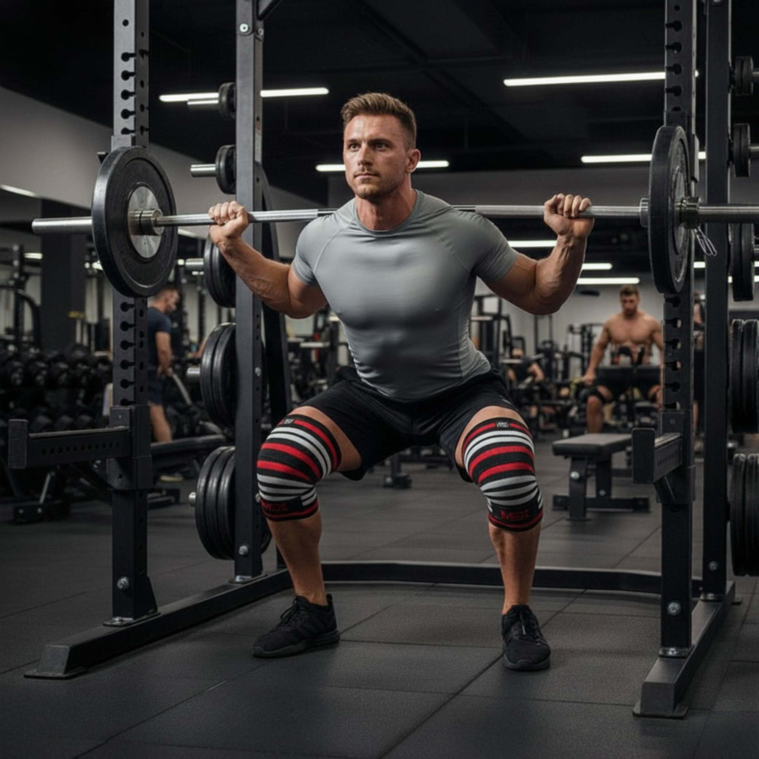 MEX SPORT - Knee Wraps - Černá/Červená/Bílá pol_pl_MEX-SPORT-Knee-Wraps-Black-Red-White-43166_6