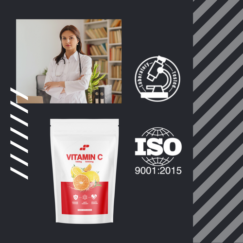 MP NUTRITION 100% Vitamin C 1000mg - 1000g - Vitamín C