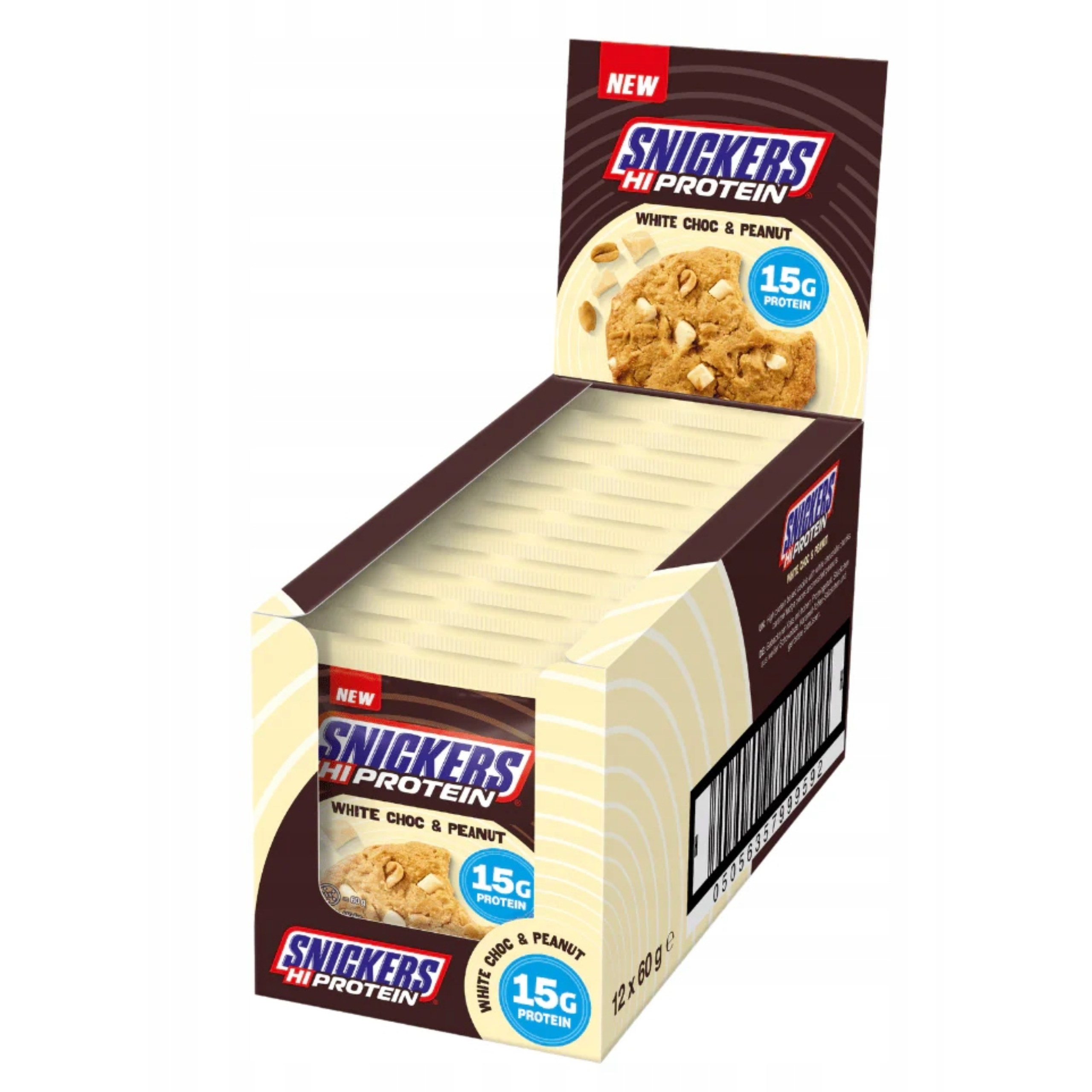 Mars – Sušenka High Protein – 12×60 g – Bílá Čokoláda a Arašídy pol_pl_Mars-High-Protein-Cookie-12x-60g-White-Chocolate-Peanut-43057_1