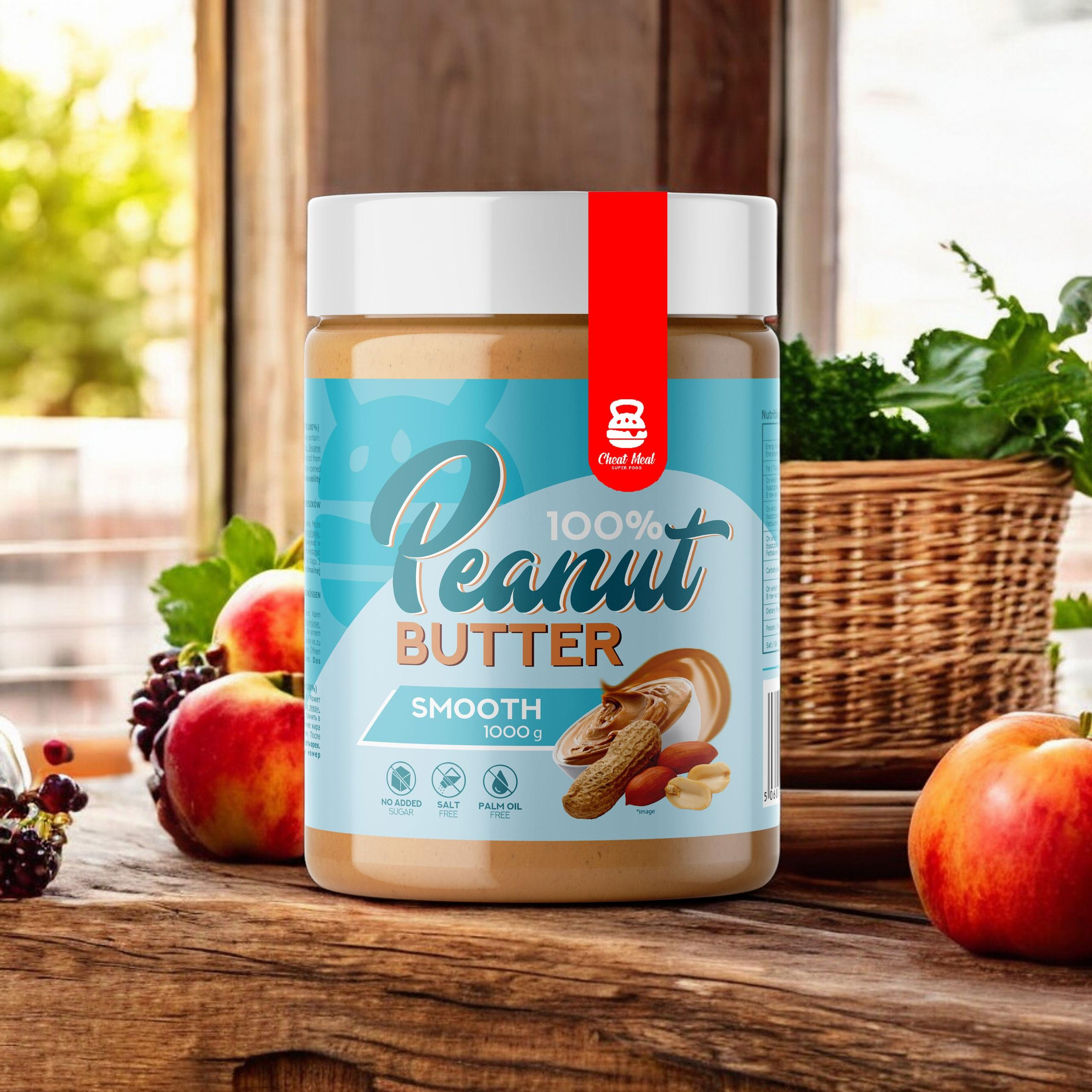 Cheat Meal Nutrition Peanut Cream (Arašídový krém) - 1000g - Smooth