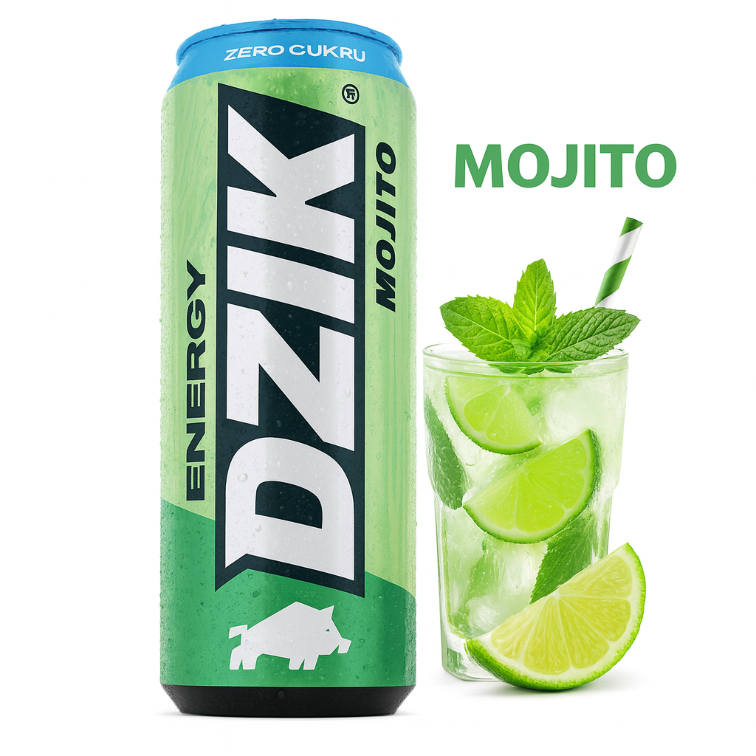 DZIK - Energie z Divočáka - 500ml - Mojito