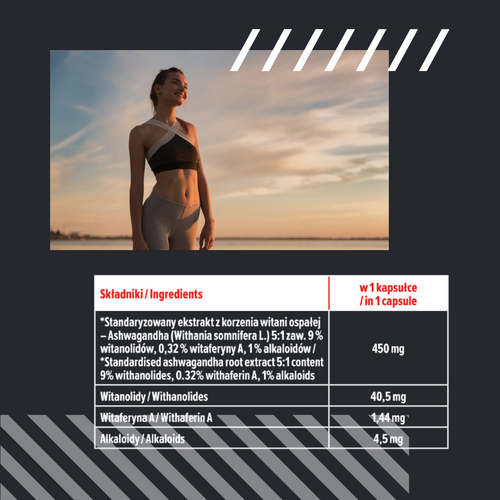 MP NUTRITION Ashwagandha 450mg 9% witanolidů - 60 caps